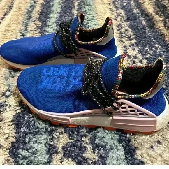 adidas NMD Hu Pharrell Inspiration Pack Powder Blue SIZE 11.5 - Picture 7 of 13